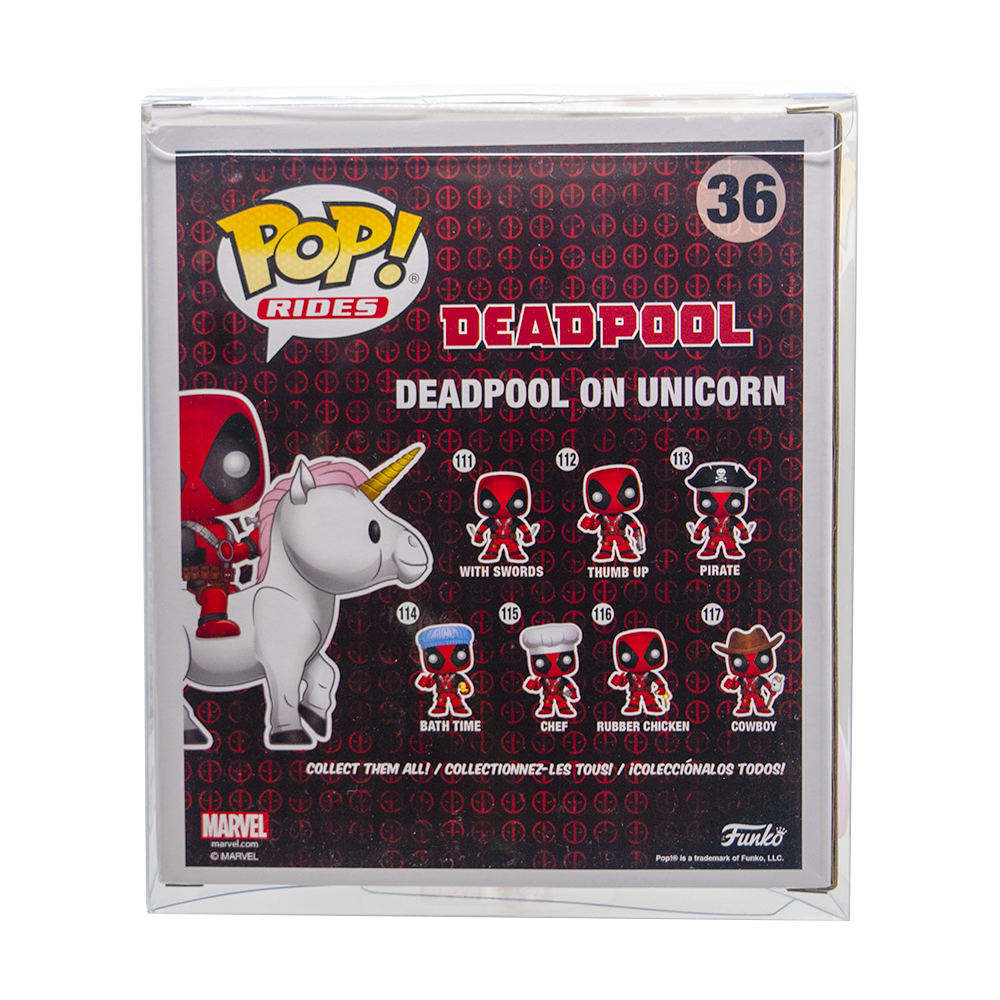 Deadpool on Unicorn/Kylo Tie Fighter PopShield Protectors