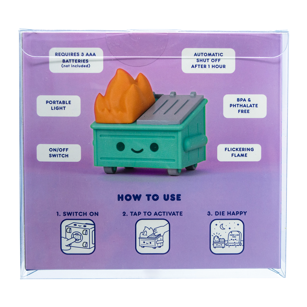 Dumpster Fire Night Light PopShield Protectors