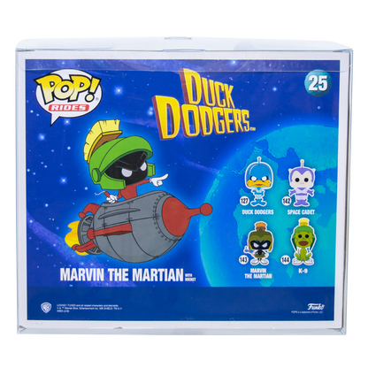 Rides Marvin the Martian with Rocket PopShield Protectors