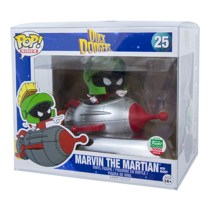 Rides Marvin the Martian with Rocket PopShield Protectors