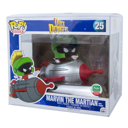 Rides Marvin the Martian with Rocket PopShield Protectors