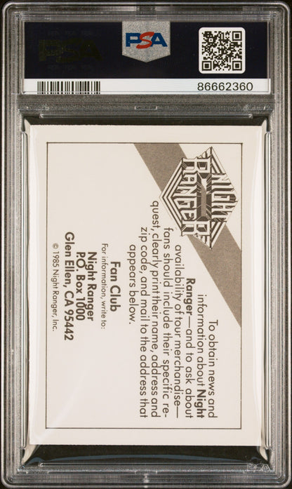 1985 WONDER BREAD ROCK STARS NIGHT RANGER ROCK STARS # - PSA 10