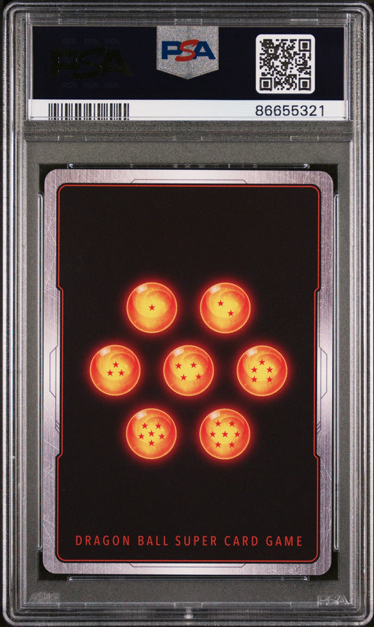 2022 DRAGON BALL SUPER MYTHIC BOOSTER GINYU, RELIABLE CAPTAIN #P-019 - PSA 10