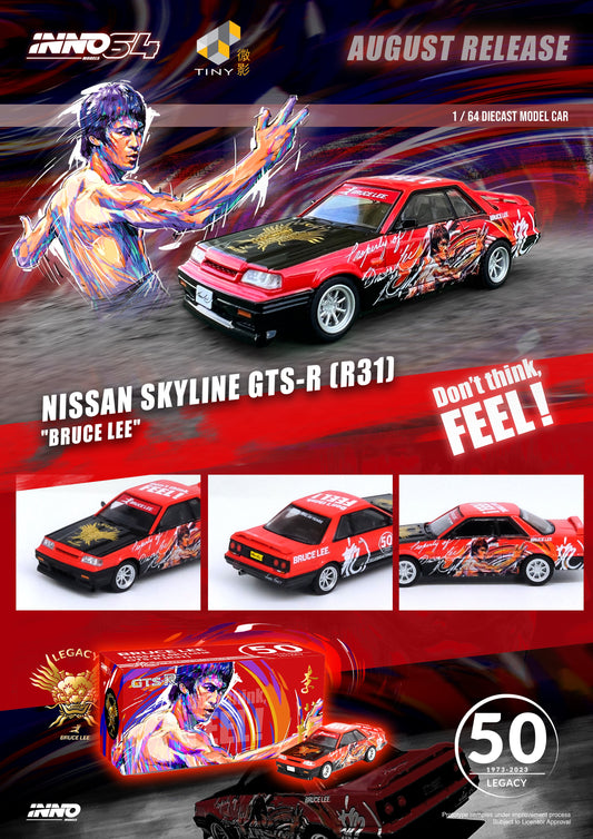 Inno64 x TINY Skyline GT-R's Series Honoring Bruce Lee's 50th Anniversary 1:64