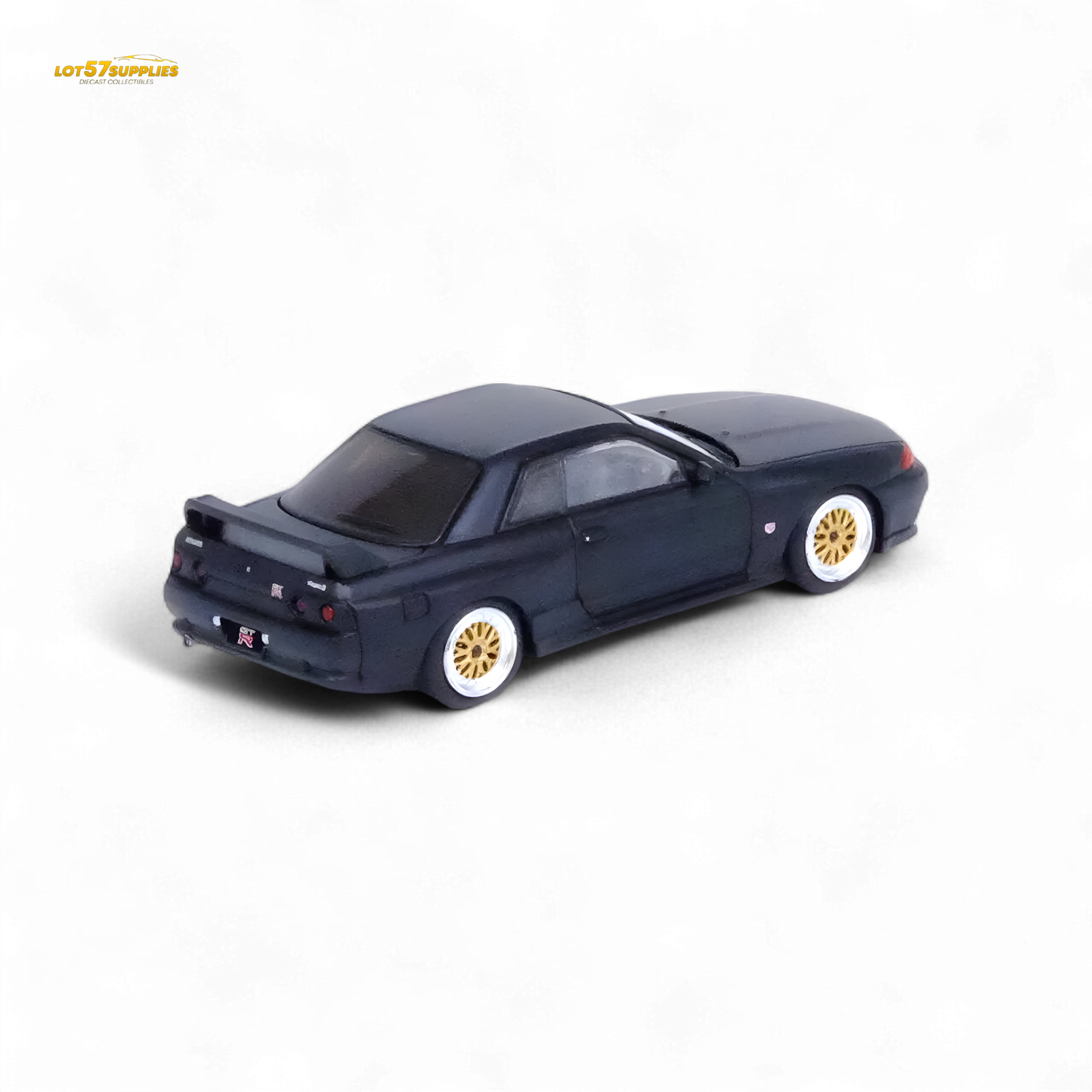 Inno64 Nissan Skyline GT-R R32 Matt Black "THE DIECAST COMPANY" Special Edition 1:64 IN64-R32-MB