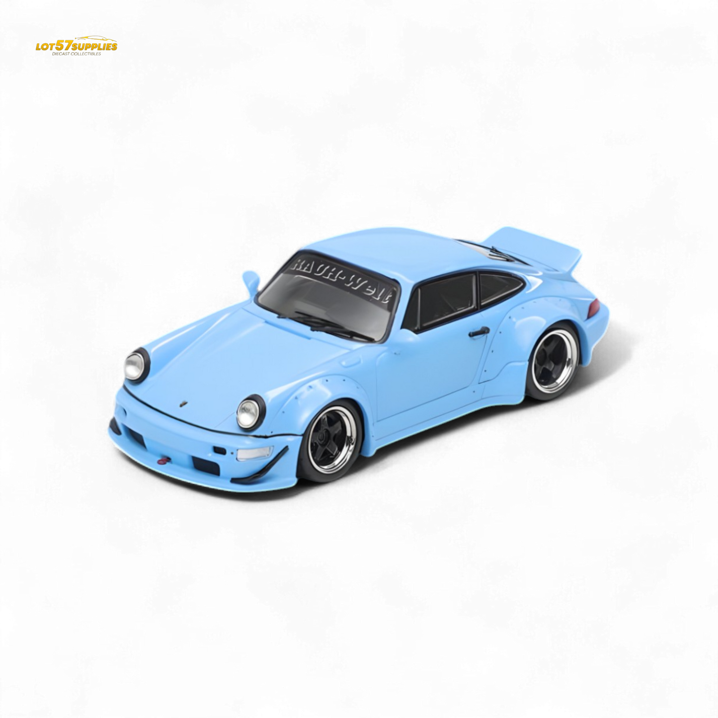 Fast Speed FS Rauh-Welt RWB964 Wide-Body Duck Wing - Sky Blue 1:64
