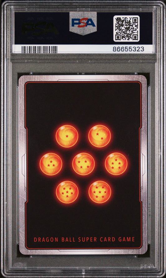 2022 DRAGON BALL SUPER MYTHIC BOOSTER ZARBON, COSMIC ELITE #P-223 - PSA 10