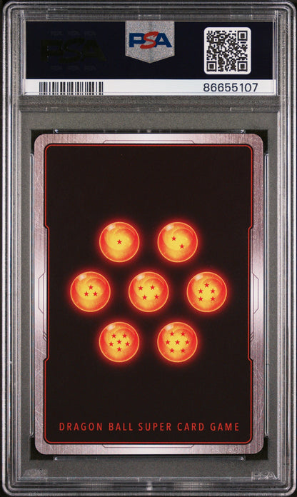 2022 DRAGON BALL SUPER REALM OF THE GODS 7 SSG GOKU, DVN RSTRNT #P-362 - PSA 10