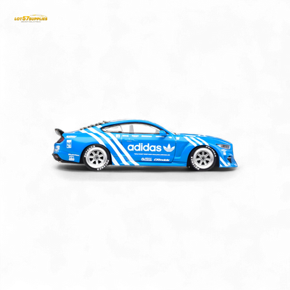 Liberty64 Ford Mustang GT Widebody Modified - A d i d a s Clover 1:64