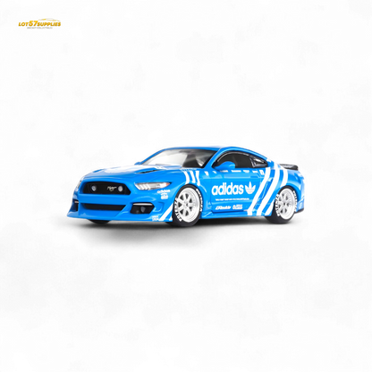 Liberty64 Ford Mustang GT Widebody Modified - A d i d a s Clover 1:64