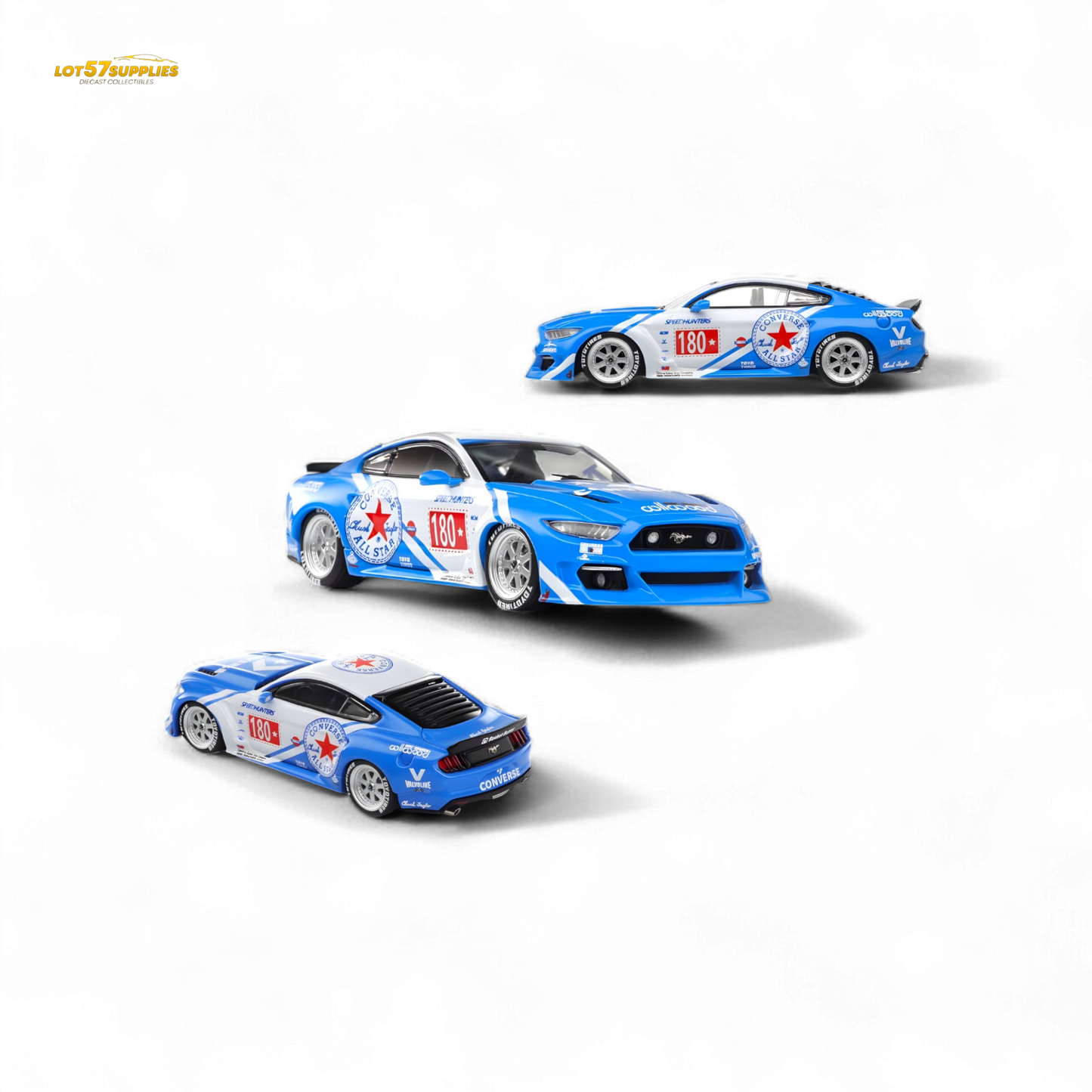 Liberty64 Ford Mustang GT Widebody Modified - C o n v e r s e 1:64