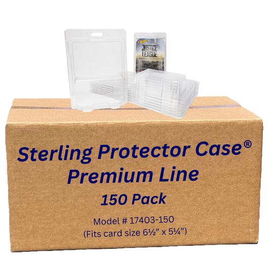 Sterling Protector Case Premium Line 150 Pack Wholesale - Fits Card Size 6.5” x 5.25”