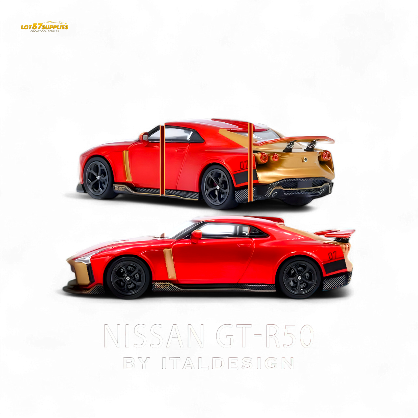 INNO64 R50 GT-R - Red 1:64