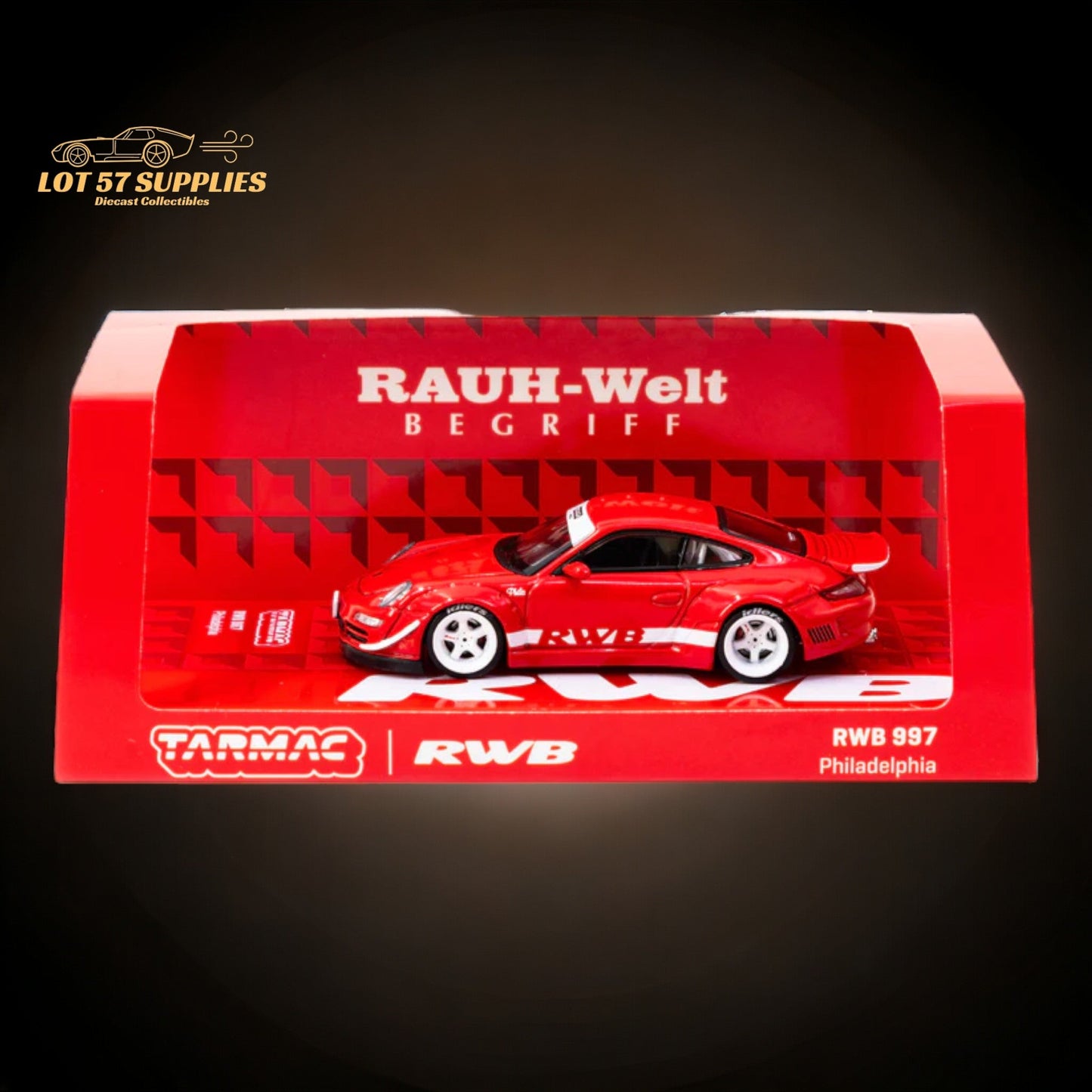 Tarmac Works Porsche RWB 997 Philadelphia #T64-057-PH 1:64