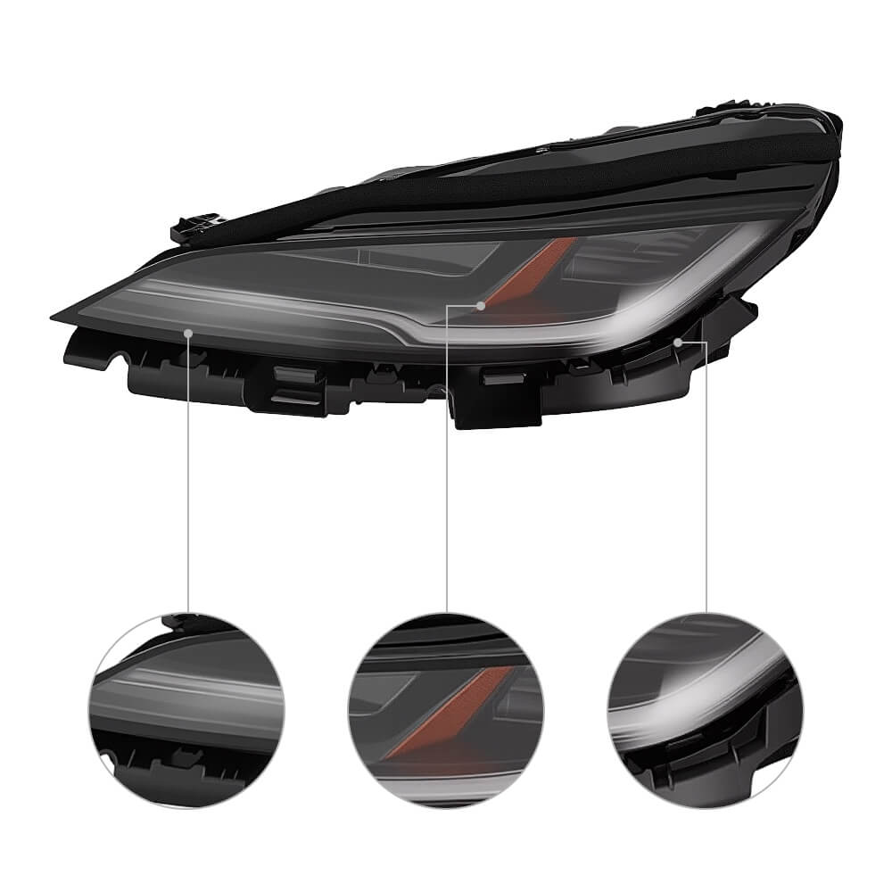 TESERY Headlight Assembly for Model 3 Highland丨Matrix Headlights Replacement