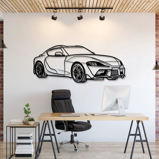 Supra MK5 Perspective Metal Car Wall Art  - MT1137