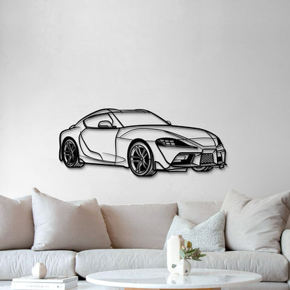 Supra MK5 Perspective Metal Car Wall Art  - MT1137