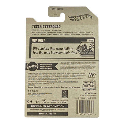 Hot Wheels Tesla Cyberquad - Gold - HW Dirt Series 4/10