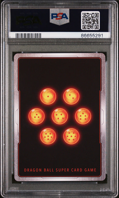 2021 DRAGON BALL SUPER CROSS SPIRITS SSG GOKU, LGNDRY SPRT #P-312 - PSA 10