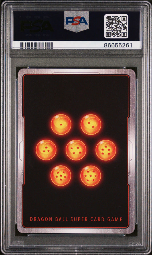 2022 DRAGON BALL SUPER MYTHIC BOOSTER SS3 GOGETA, THWRT/EMP #P-308 - PSA 10