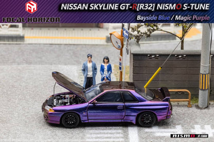 Focal Horizon Skyline R32 GT-R 3rd Gen S-Tune Magic Purple 1:64