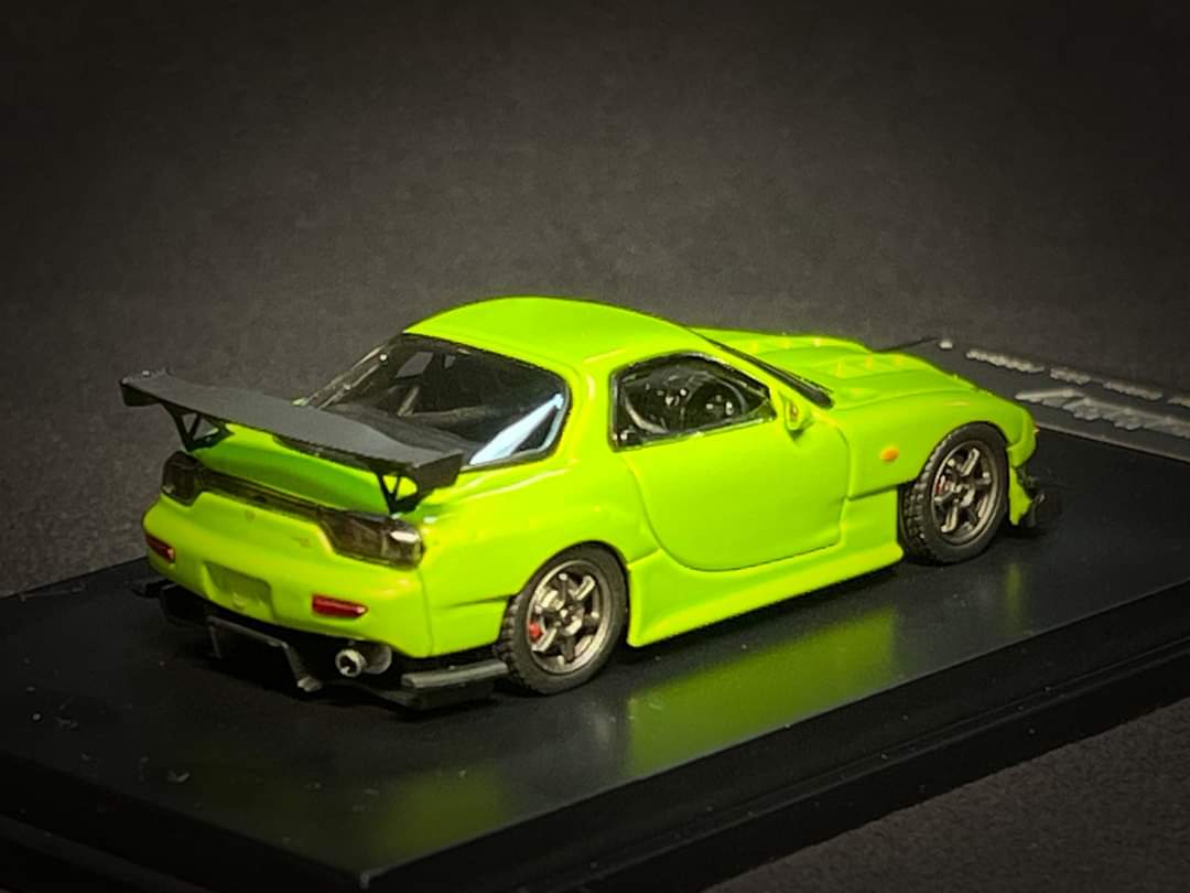 123 Hobby Mazda FD3S RX-7 in Apple Green 1:64