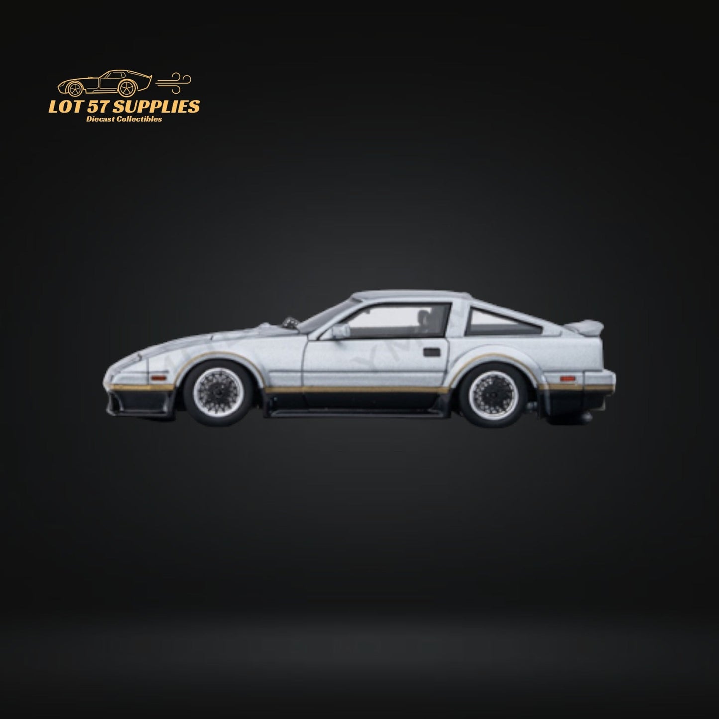 (Pre-Order) YM Model 1984 Nissan Fairlady Z Z31 300SX T-Shaped Roof 1:64 Limited to 399 PCS YM-Z31-SIL