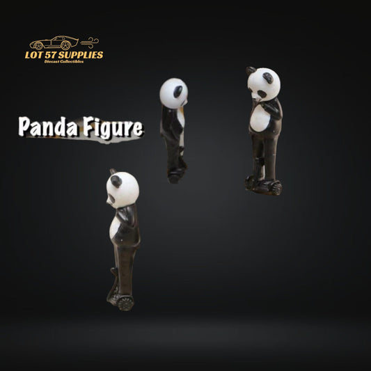 Street Weapon Panda Figure Riding Board 1:64