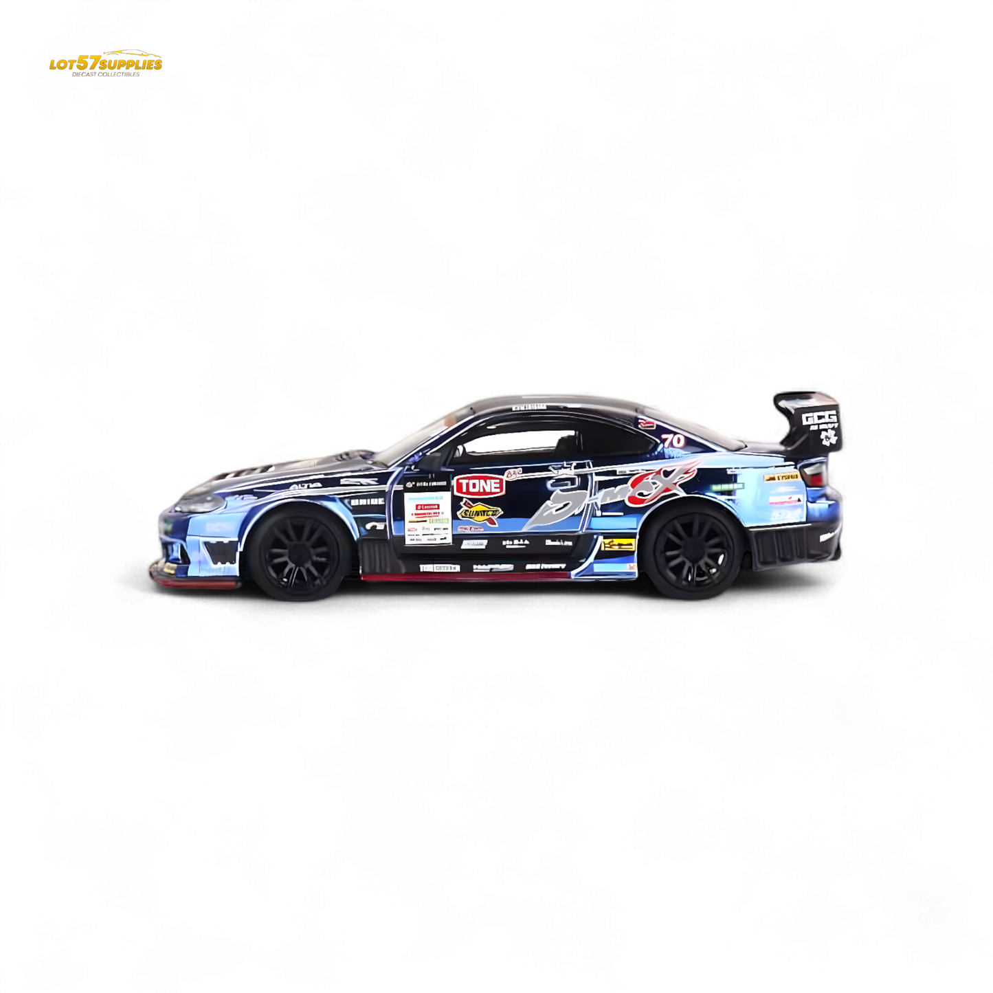 Mini-GT Nissan S15 Silvia D-MAX #70 Japan Exclusive #855 1:64