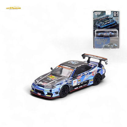 Mini-GT Nissan S15 Silvia D-MAX #70 Japan Exclusive #855 1:64