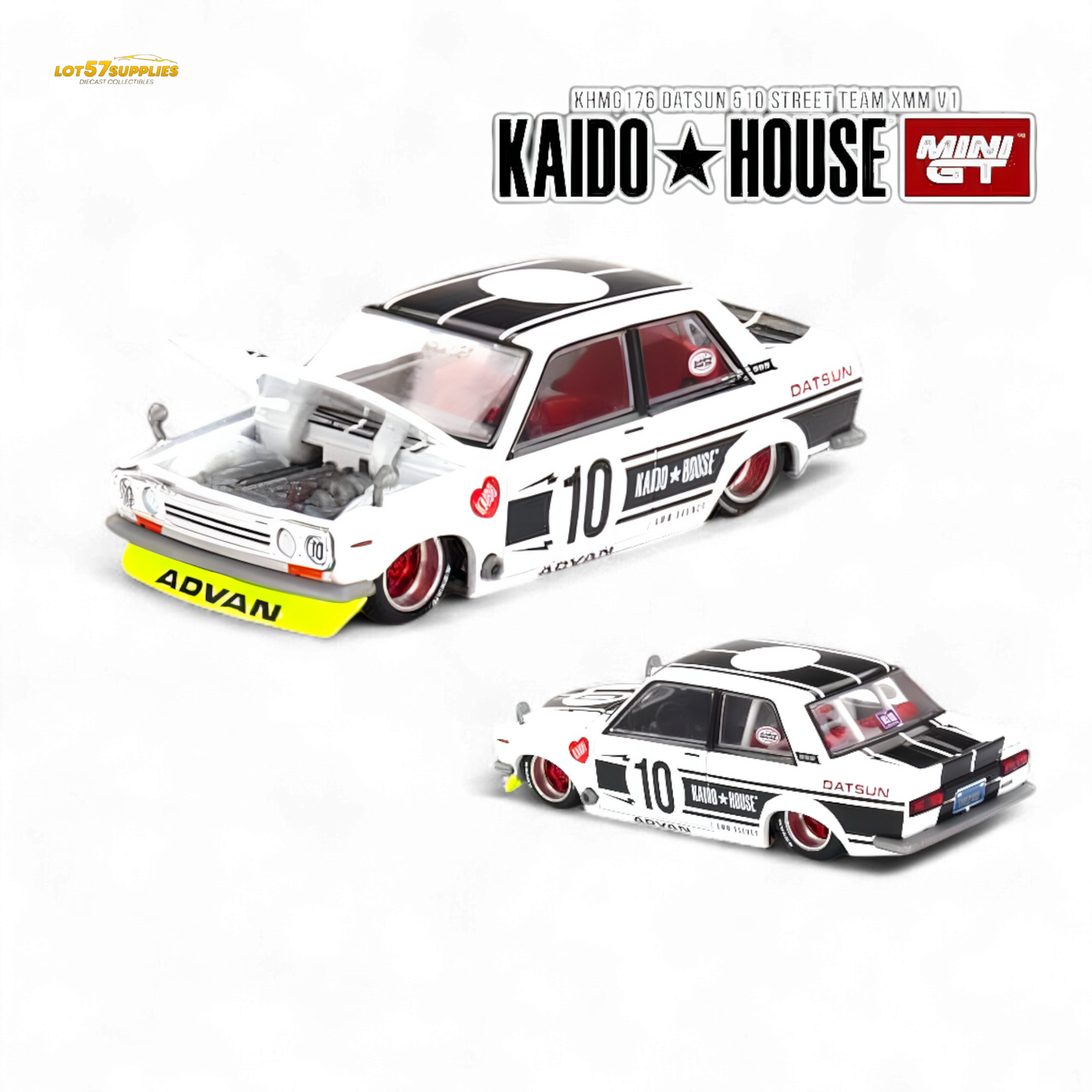 Kaido House Datsun 510 Street Team XMM V1 1:64