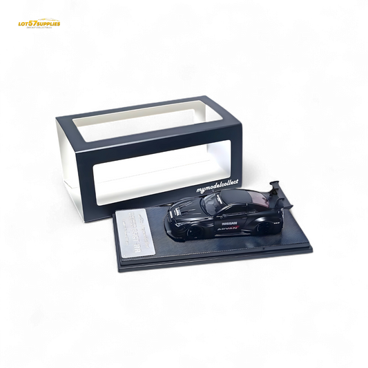 MC Skyline R35 GTR GT - Matte Black Advan Liberty Walk (LB) 1:64