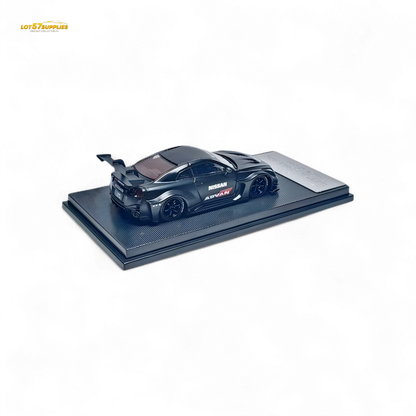 MC Skyline R35 GTR GT - Matte Black Advan Liberty Walk (LB) 1:64