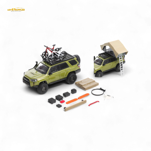 GCD Toyota Super Overlord Light Modified Version 4 Runner - Olive Green 1:64