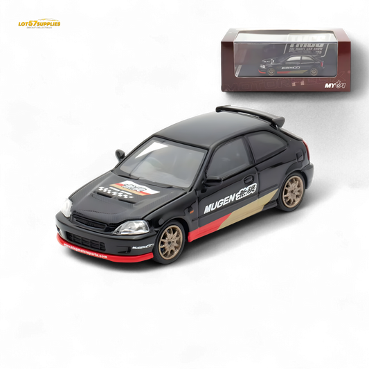 Motorhelix Honda Civic EK9 MUGEN Malaysia Limited Edition - Black 1:64