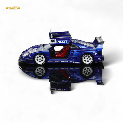 Demon King Auto F40 LB-Works Wide-Body Gull Wing Gate Modified - PILOT Livery 1:64