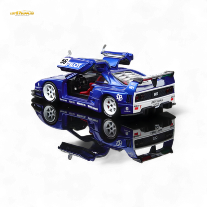 Demon King Auto F40 LB-Works Wide-Body Gull Wing Gate Modified - PILOT Livery 1:64