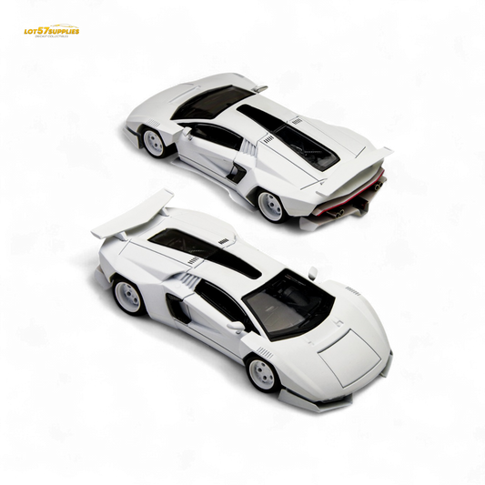 TimeMicro × PSC DESIGN 1/64 Countach V Ver. Mechanic PSC - White 1:64