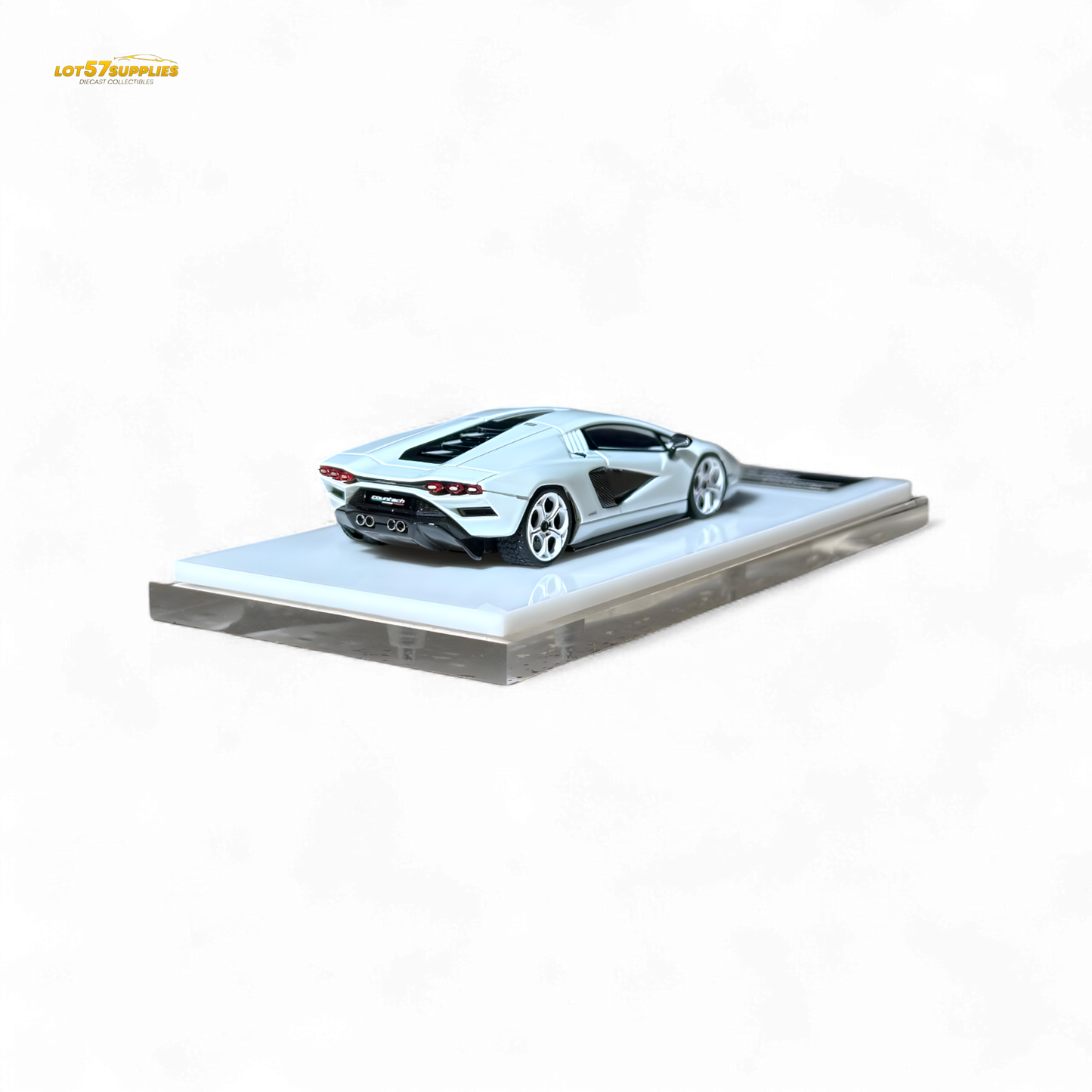 Fuelme Model NEO COUNTACH LPI 800-4 BIANCO SIDERALE 1:64 Resin