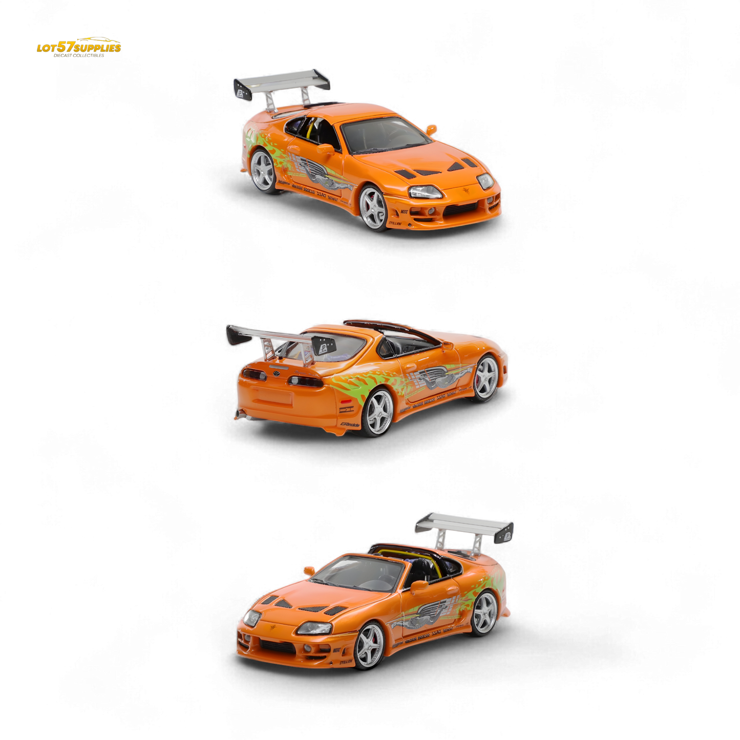 (Pre-Order) Fast Speed Supra Targa 4th Generation Bomex Version - FNF Orange Ordinary 1:64