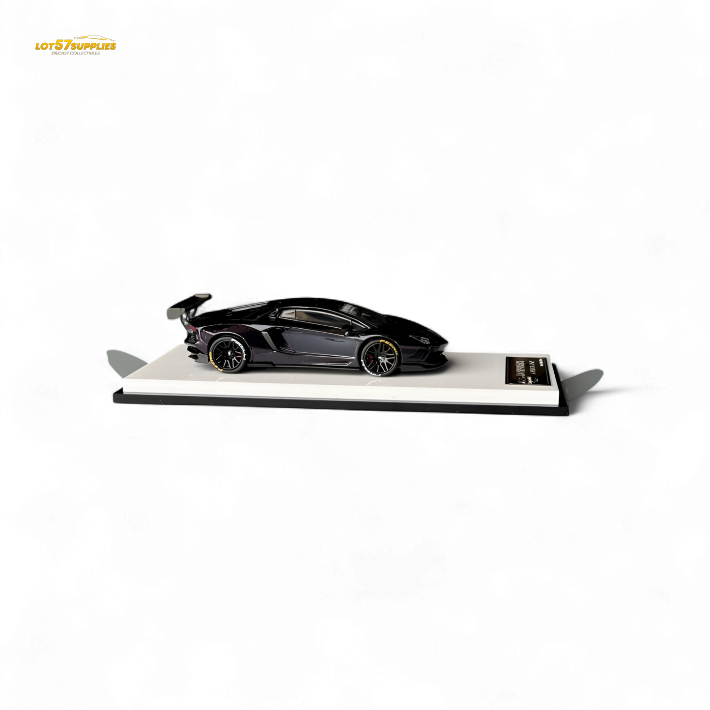 King Model Lamborghini Aventador LP700-4 LB 1.0 Purple Carbon Fiber 1:64