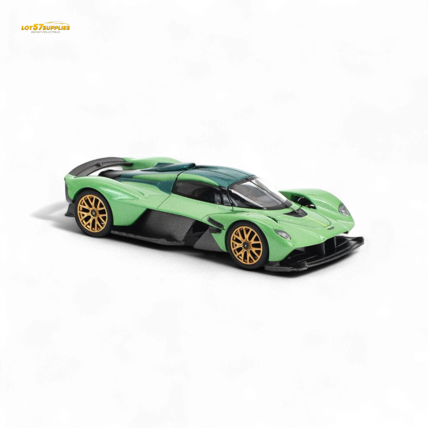 (Pre-Order) poprace ASTON MARTIN VALKYRIE - IRIDESCENT EMERALD 1/64