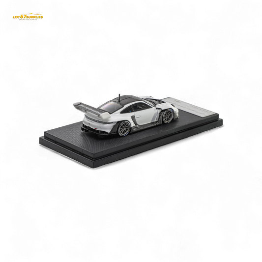 HKM 911 (992) GT3 R Rennsport - White/Carbon Hood 1:64