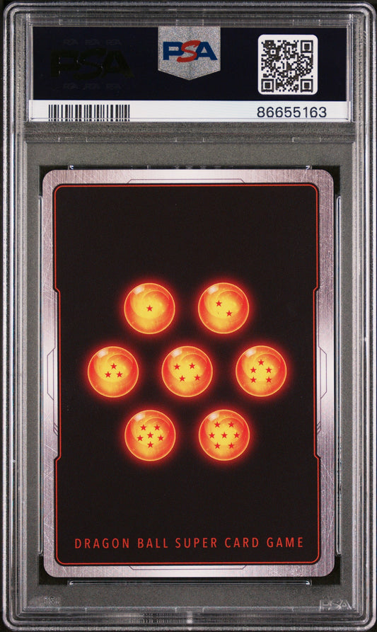 2022 DRAGON BALL SUPER MYTHIC BOOSTER SS4 BARDOCK, FTG/FATE #P-261 - PSA 10