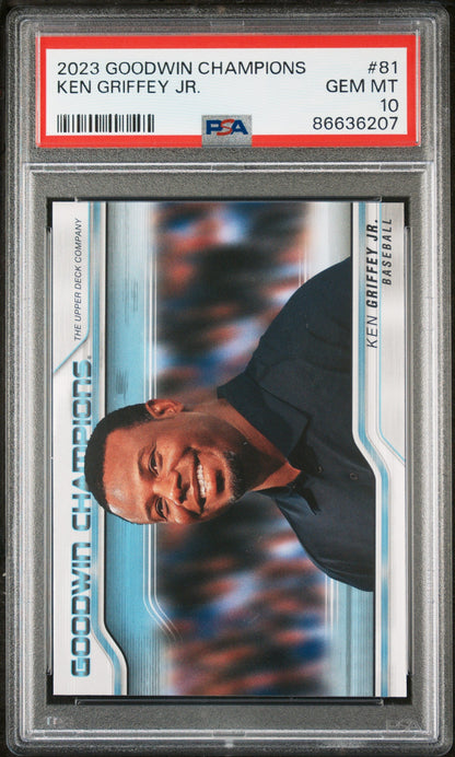 2023 UPPER DECK GOODWIN CHAMPIONS KEN GRIFFEY JR.  #81 - PSA 10