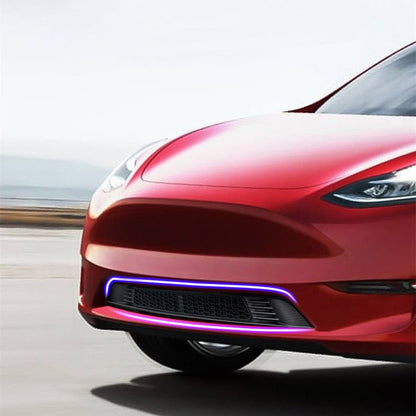 Split Insect Net Front Bumper Grill for Tesla Model Y (Not fit for Performance)