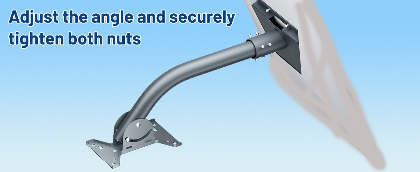 Adjustable Roof Wall Mount Kit V4 for Starlink Gen3