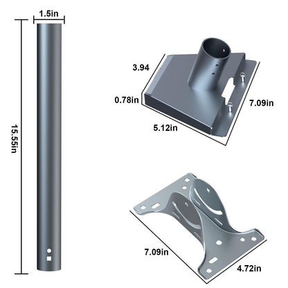 Adjustable Roof Wall Mount Kit V4 for Starlink Gen3