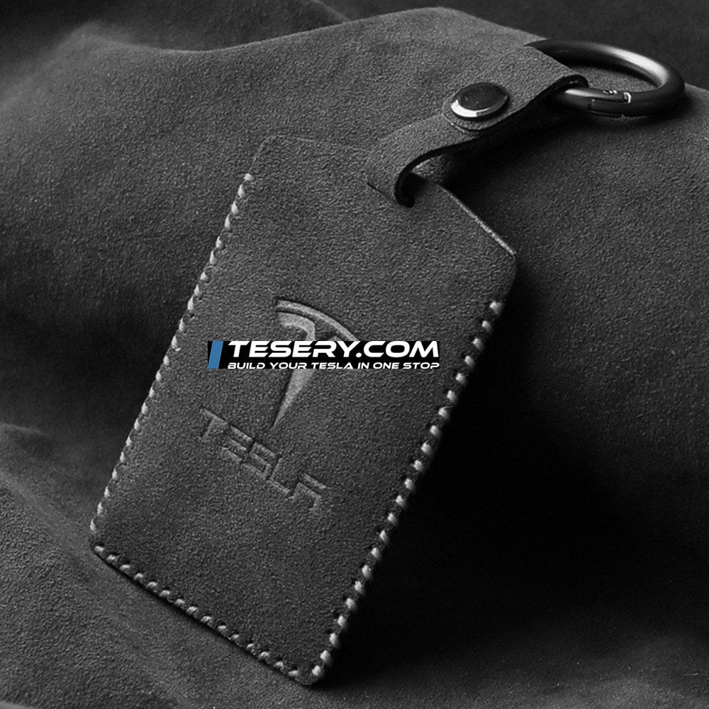 Alcantara Card Key Holder for Tesla Model 3/Y