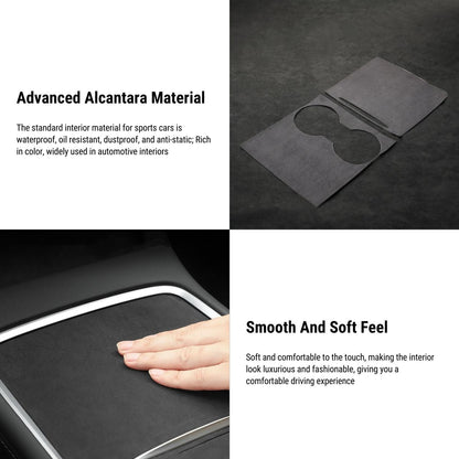Alcantara Center Console Wrap for Tesla Model 3 Highland / Y